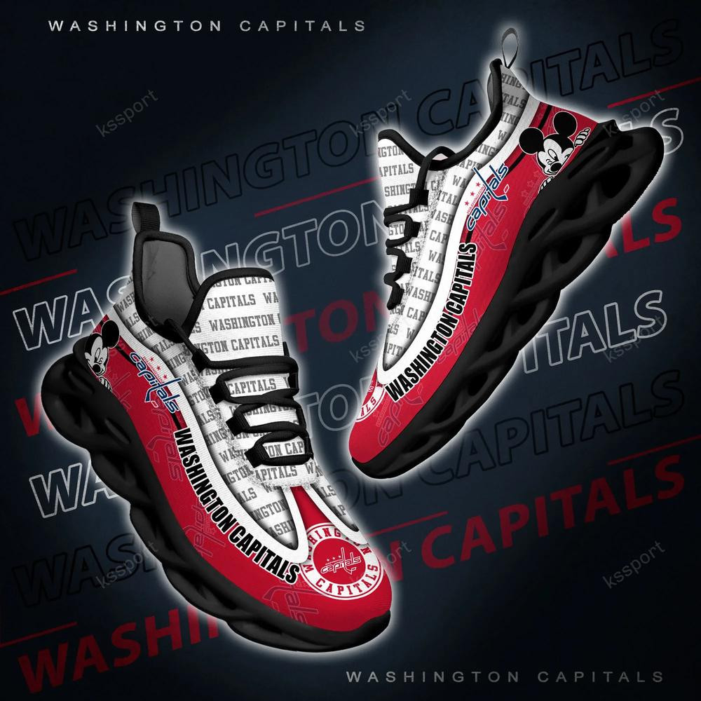 Washington Capitals Max Soul Clunky Sneakers - Famjoys Washington Capitals Max Soul Clunky Sneakers - Famjoys