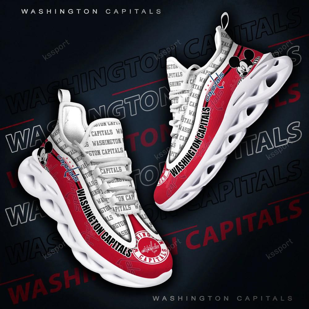 Washington Capitals Max Soul Clunky Sneakers - Famjoys Washington Capitals Max Soul Clunky Sneakers - Famjoys