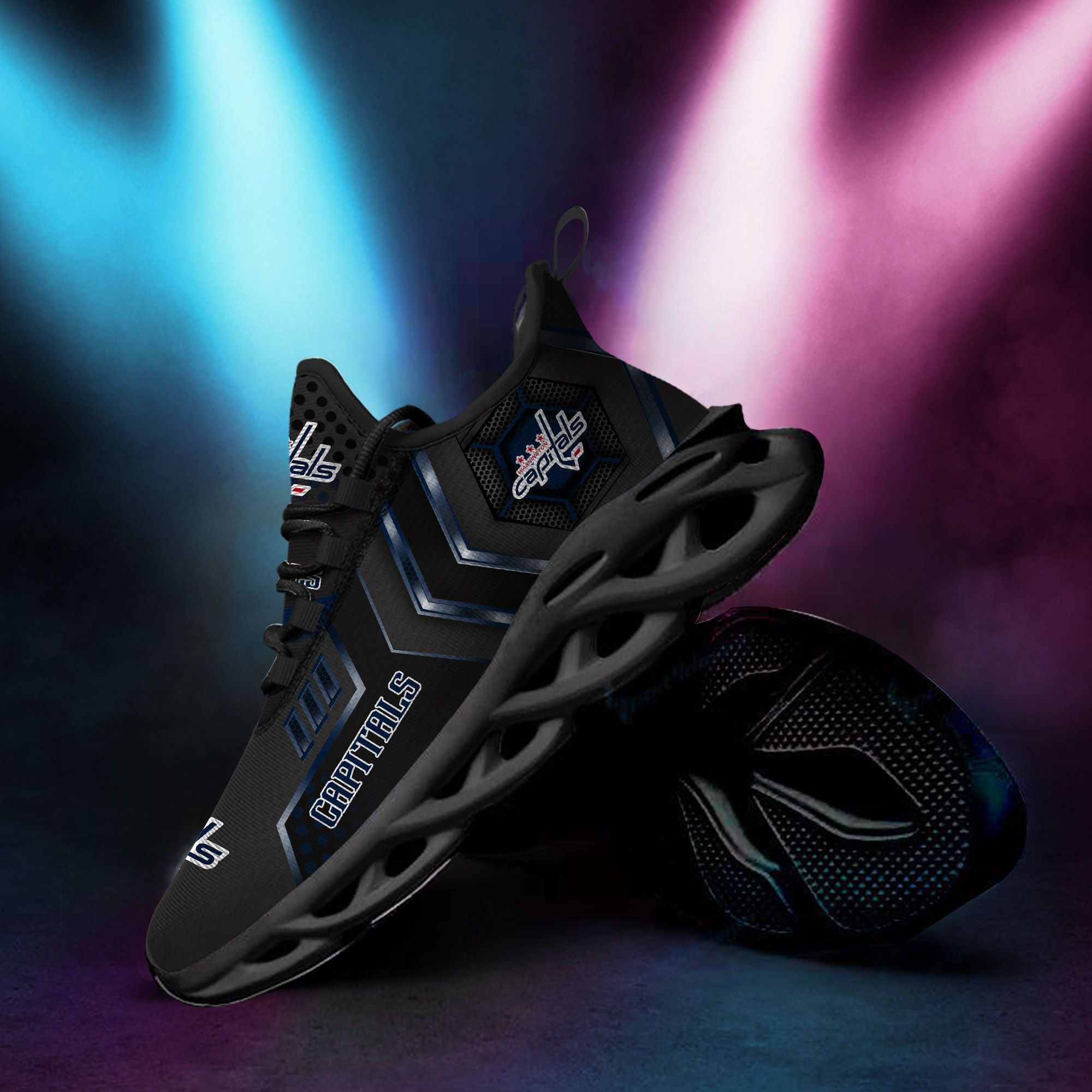 Washington Capitals Max Soul Sneakers Shoes - Famjoys Washington Capitals Max Soul Sneakers Shoes - Famjoys