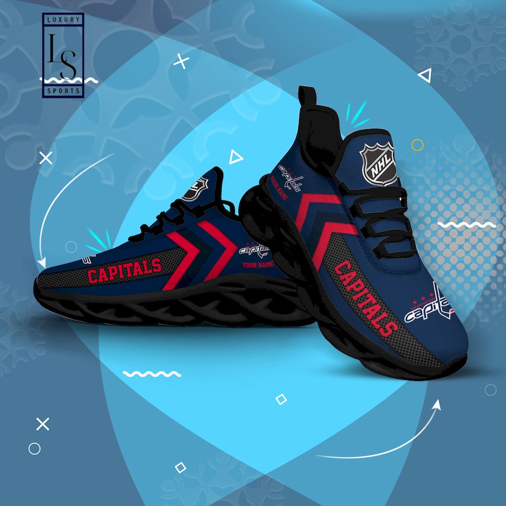 Washington Capitals NHL Personalized Max Soul Shoes - Famjoys Washington Capitals NHL Personalized Max Soul Shoes - Famjoys