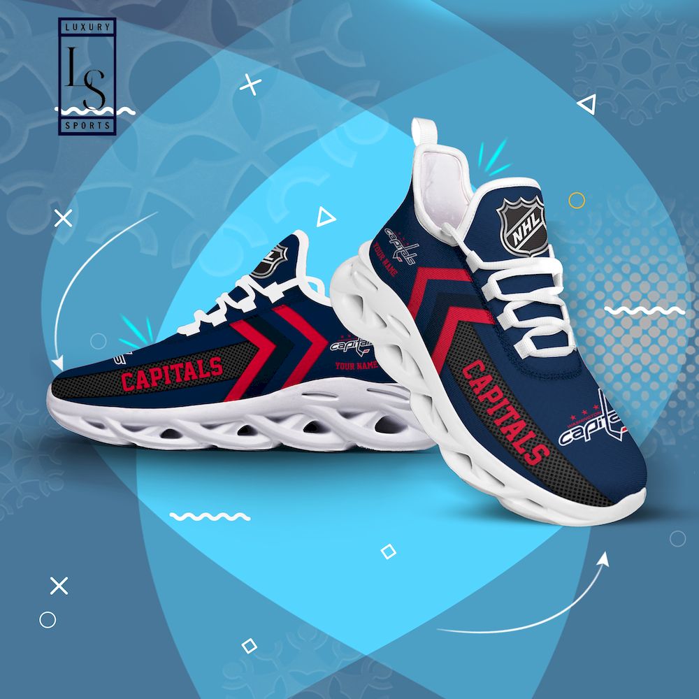 Washington Capitals NHL Personalized Max Soul Shoes - Famjoys Washington Capitals NHL Personalized Max Soul Shoes - Famjoys