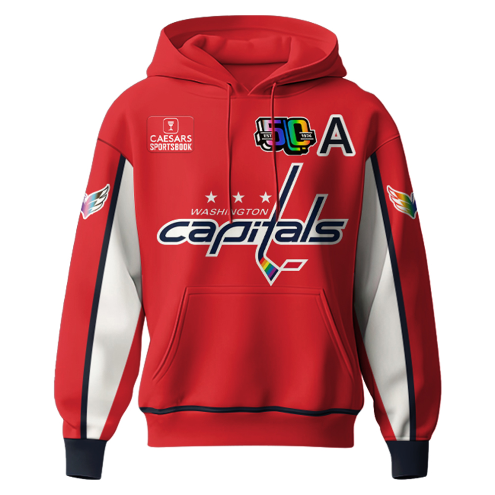 Washington Capitals Special “Pride Night” Hoodie - Famjoys Washington Capitals Special “Pride Night” Hoodie - Famjoys