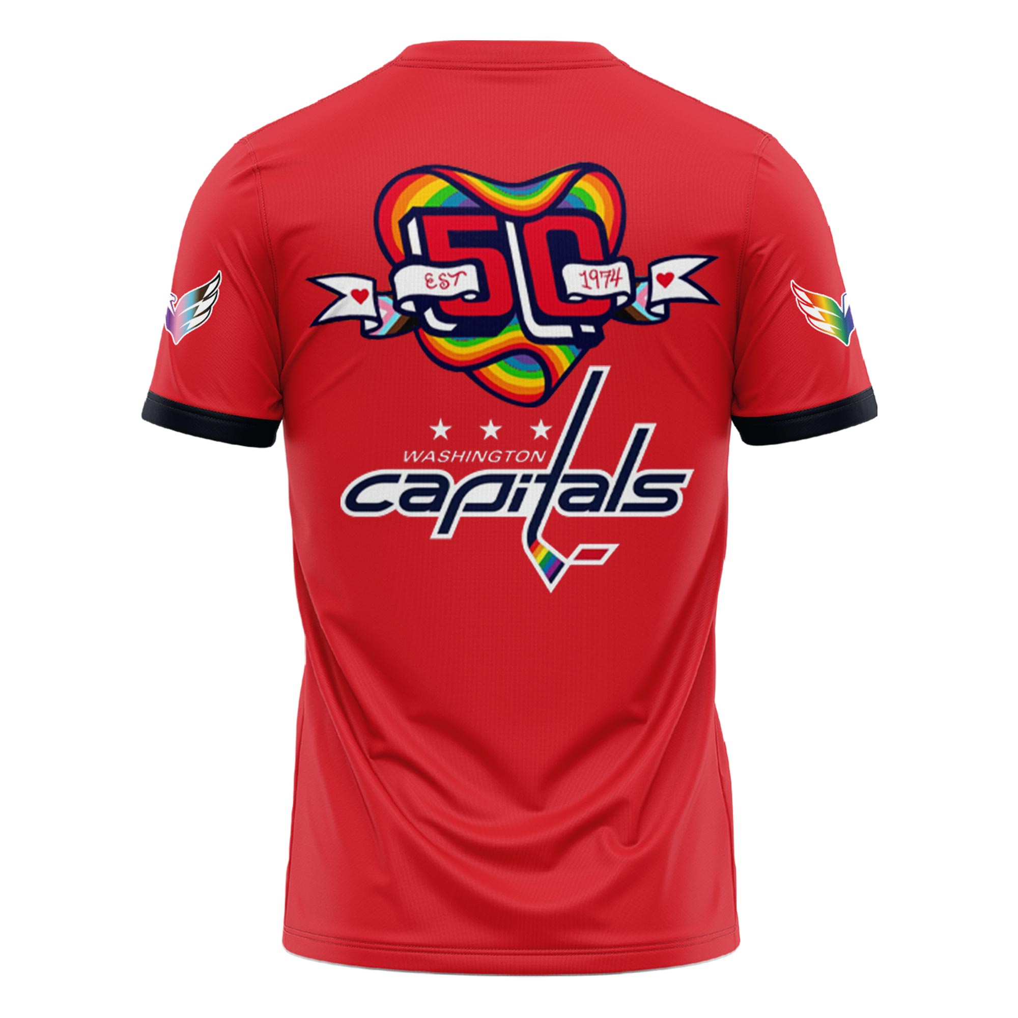 Washington Capitals Special “Pride Night” T-shirt - Famjoys Washington Capitals Special “Pride Night” T-shirt - Famjoys