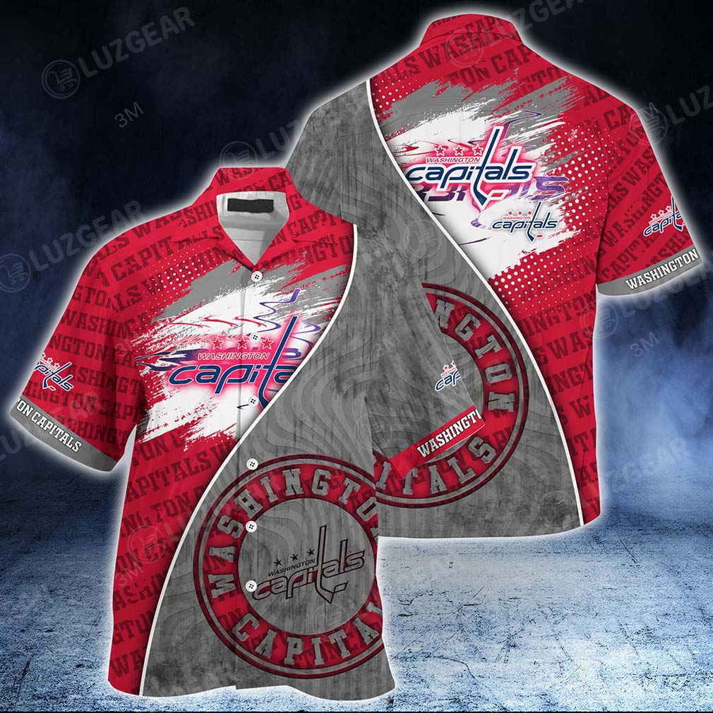 Washington Capitals Summer Hawaiian Shirt New Trend For Men Women - Famjoys Washington Capitals Summer Hawaiian Shirt New Trend For Men Women - Famjoys