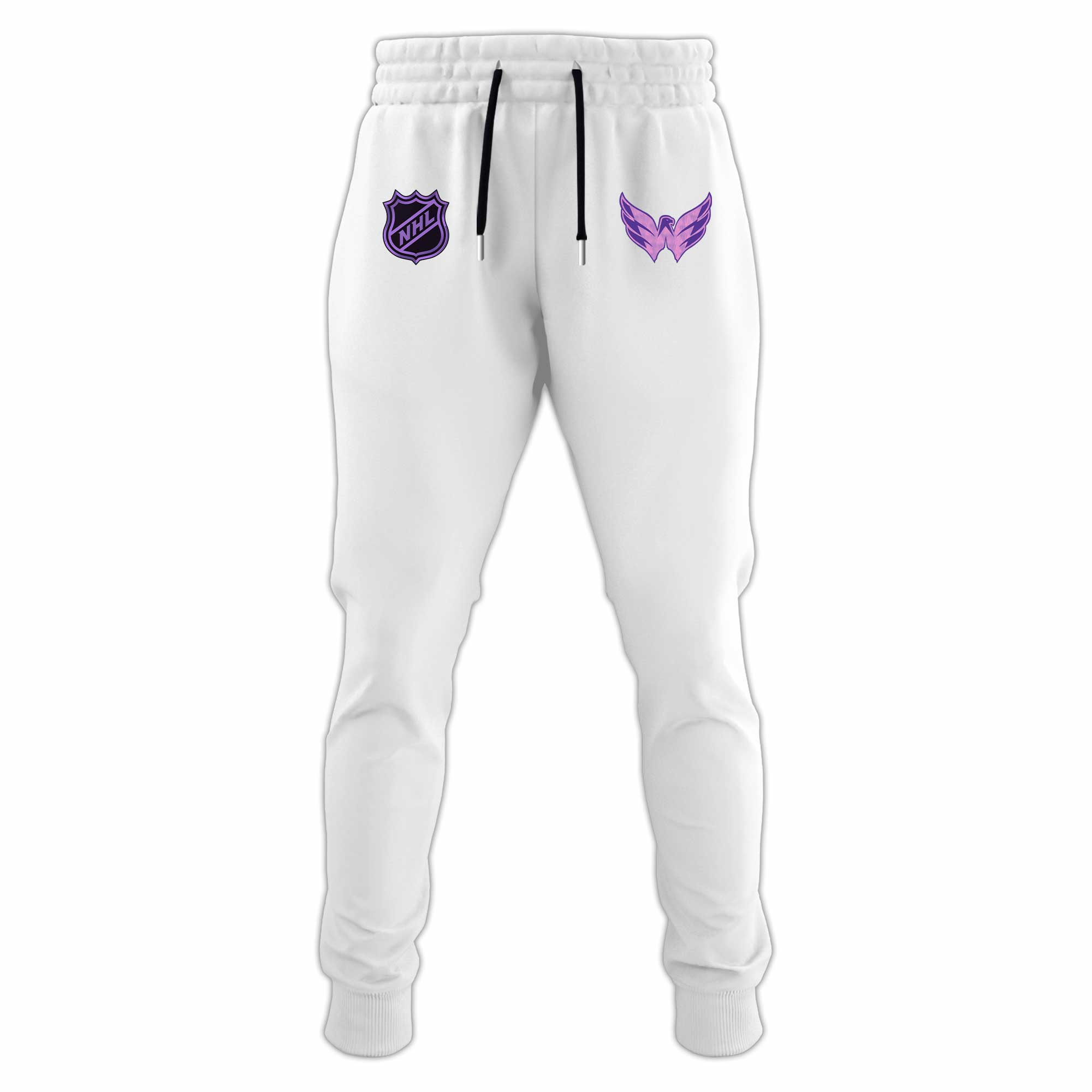 Washington Capitals x Hockey Fights Cancer White Hoodie 2024 - Famjoys Washington Capitals x Hockey Fights Cancer White Hoodie 2024 - Famjoys