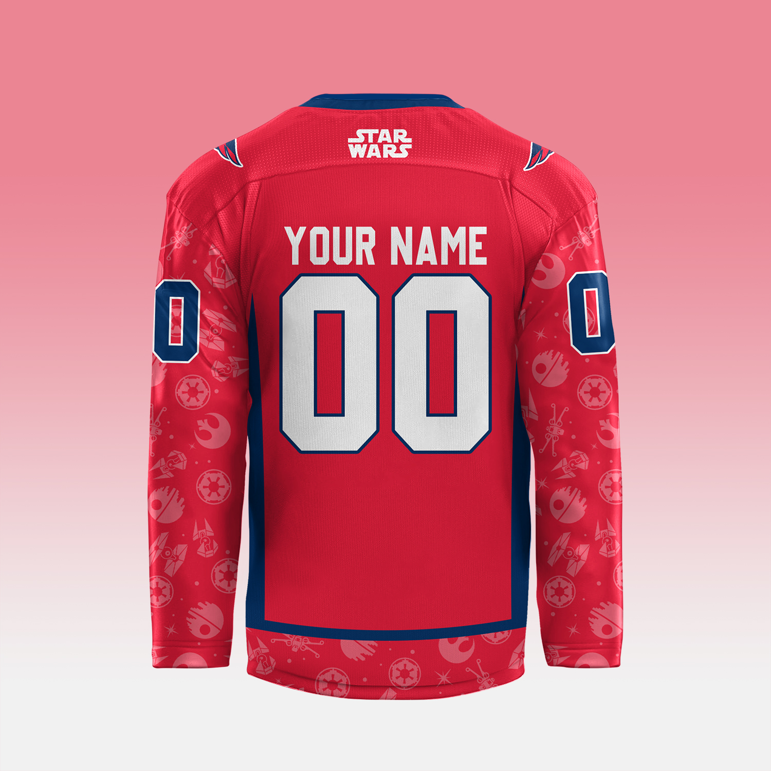 Washington Capitals x Star Wars Night Custom jersey - Famjoys Washington Capitals x Star Wars Night Custom jersey - Famjoys