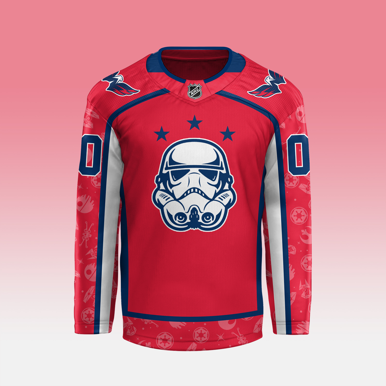 Washington Capitals x Star Wars Night Custom jersey - Famjoys Washington Capitals x Star Wars Night Custom jersey - Famjoys