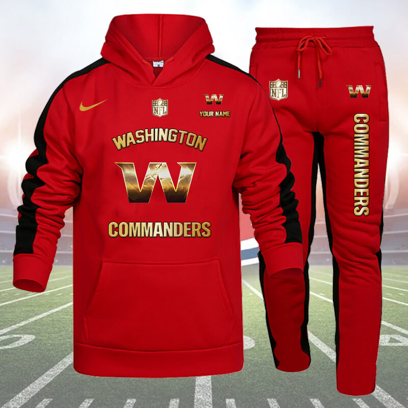 Washington Commanders-32 Teams Personlized Golden Logo Hoodie Set-SP12012432ID03DS01 - Famjoys Washington Commanders-32 Teams Personlized Golden Logo Hoodie Set-SP12012432ID03DS01 - Famjoys