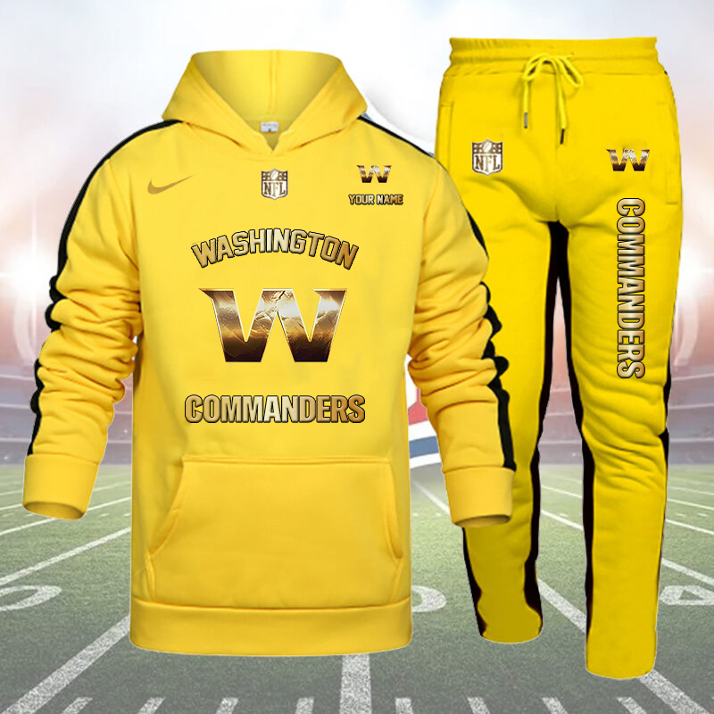 Washington Commanders-32 Teams Personlized Golden Logo Hoodie Set-SP12012432ID03DS01 - Famjoys Washington Commanders-32 Teams Personlized Golden Logo Hoodie Set-SP12012432ID03DS01 - Famjoys