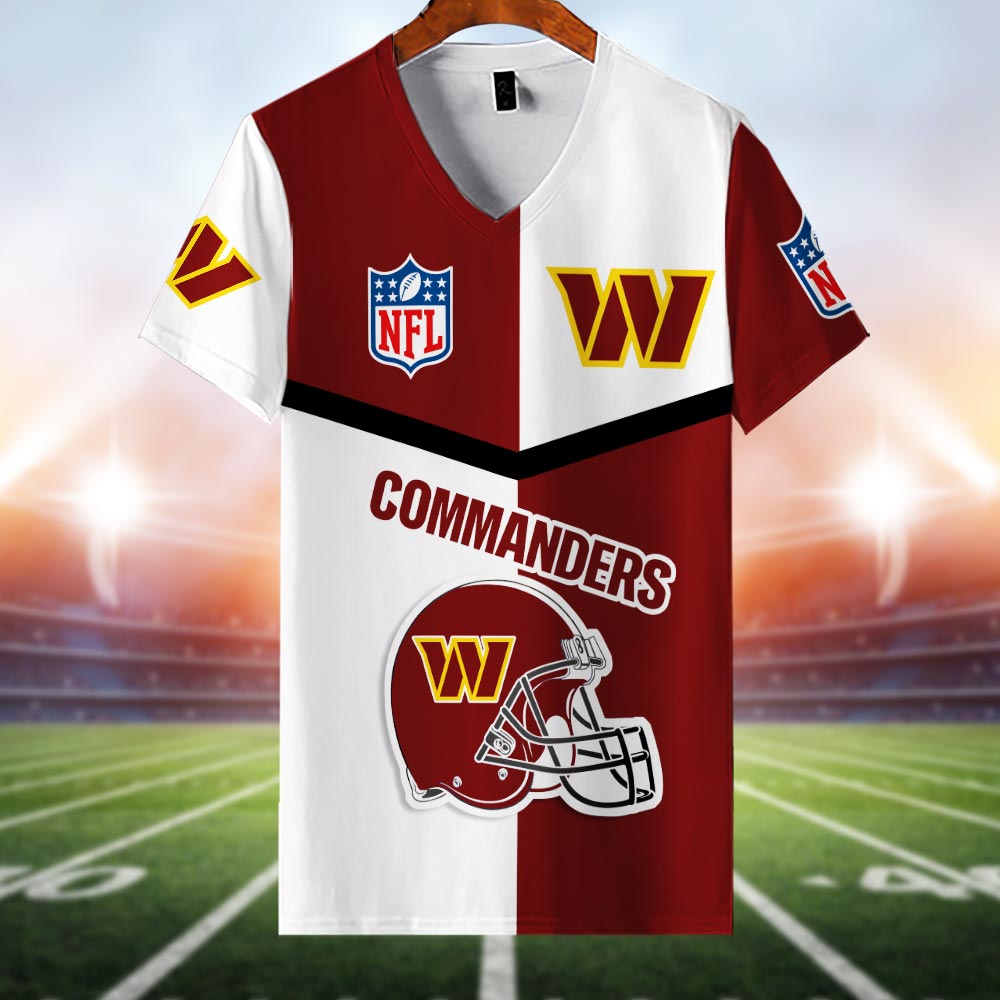 Washington Commanders 3D Caftan - Famjoys Washington Commanders 3D Caftan - Famjoys