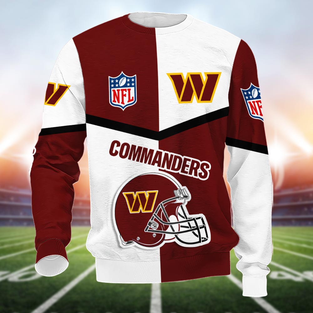 Washington Commanders 3D Caftan - Famjoys Washington Commanders 3D Caftan - Famjoys