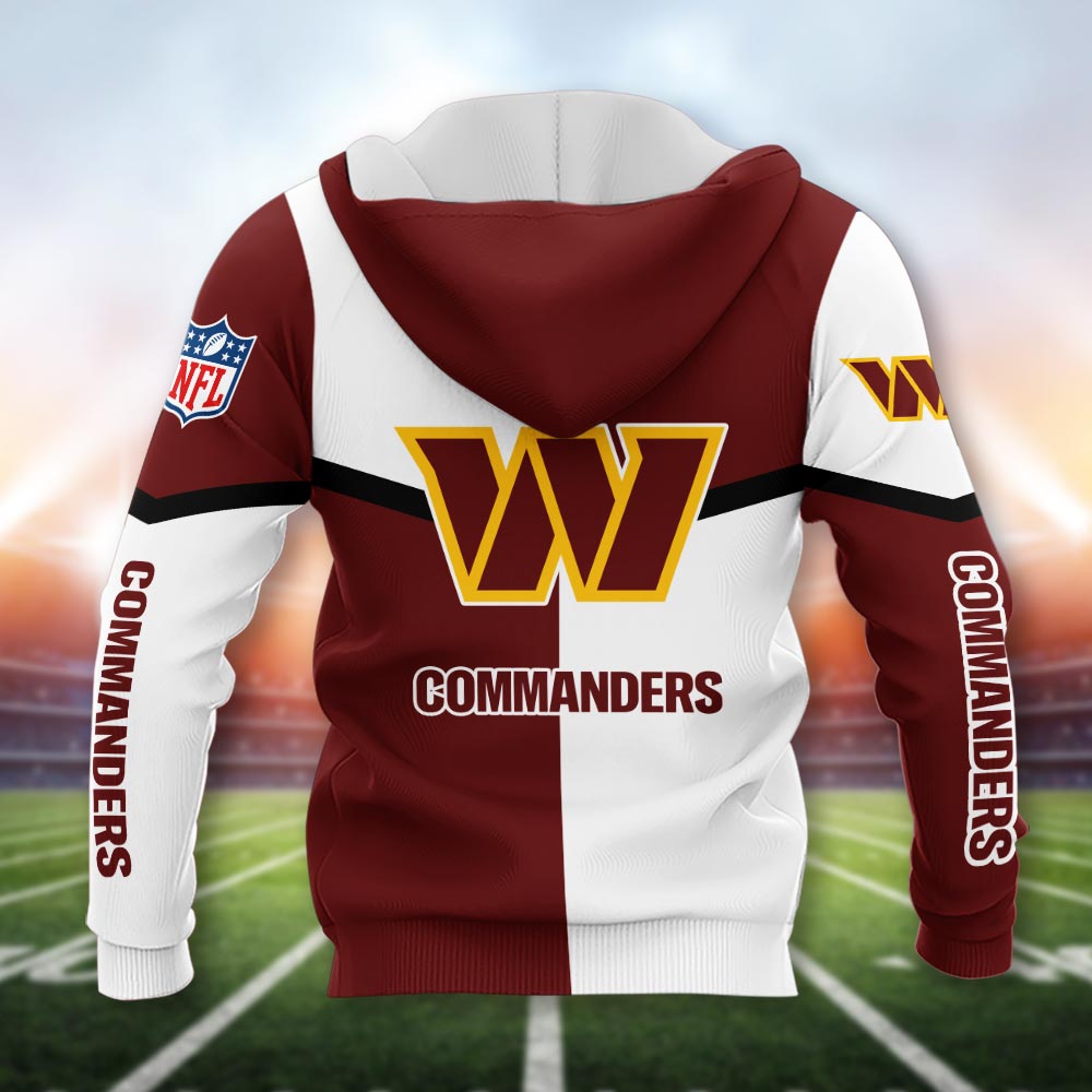Washington Commanders 3D Caftan - Famjoys Washington Commanders 3D Caftan - Famjoys