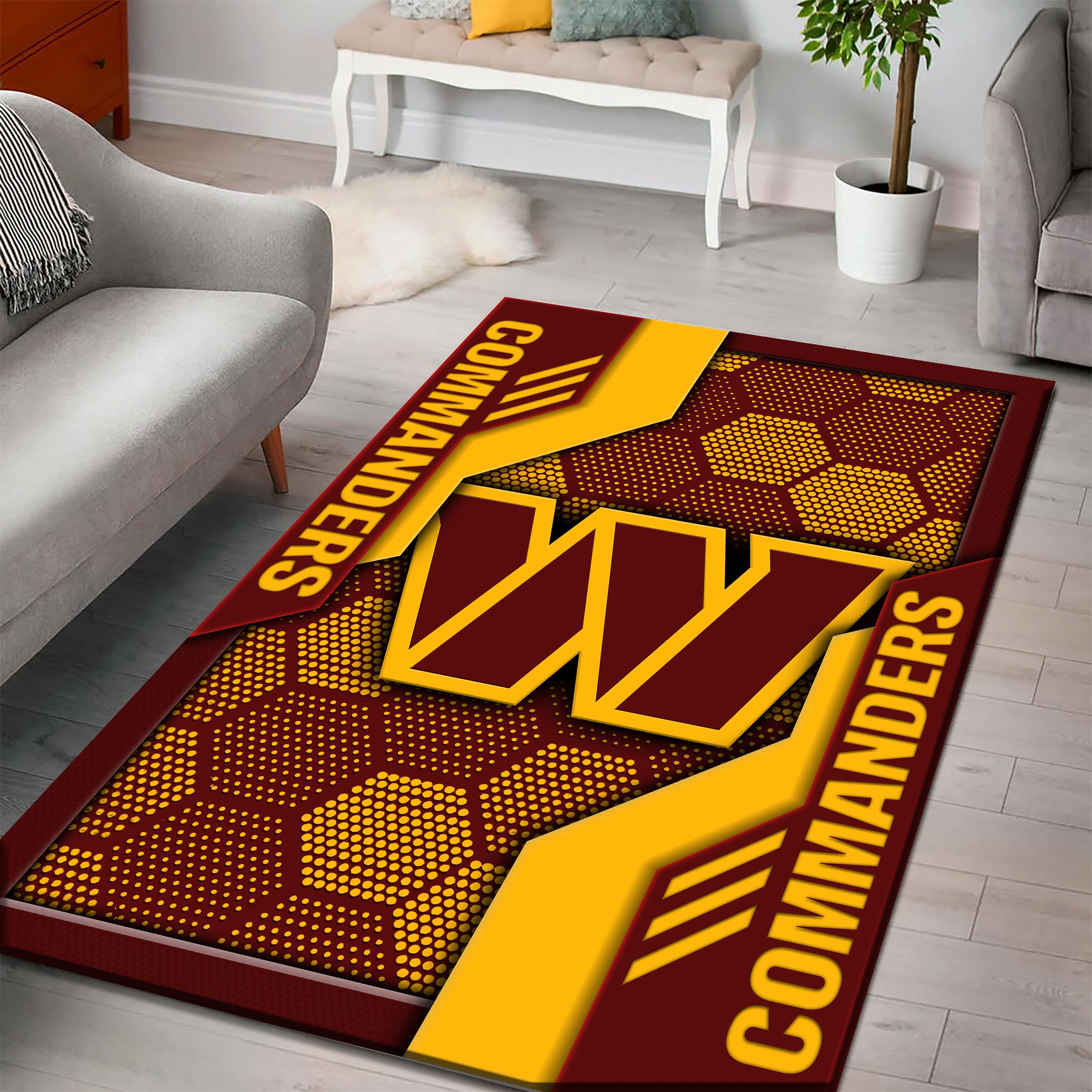 Washington Commanders Area Rugs 3111 - Famjoys Washington Commanders Area Rugs 3111 - Famjoys