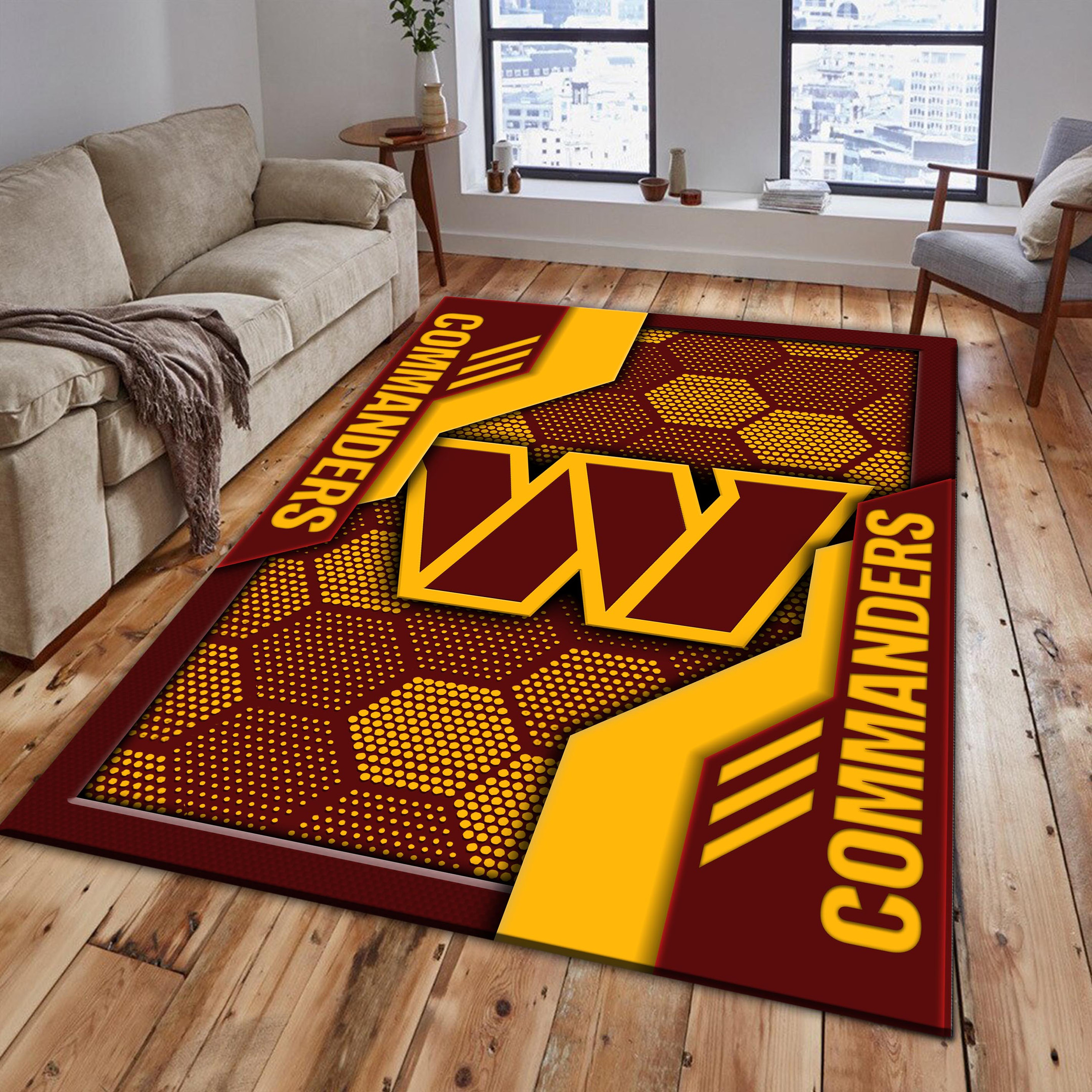 Washington Commanders Area Rugs 3111 - Famjoys Washington Commanders Area Rugs 3111 - Famjoys