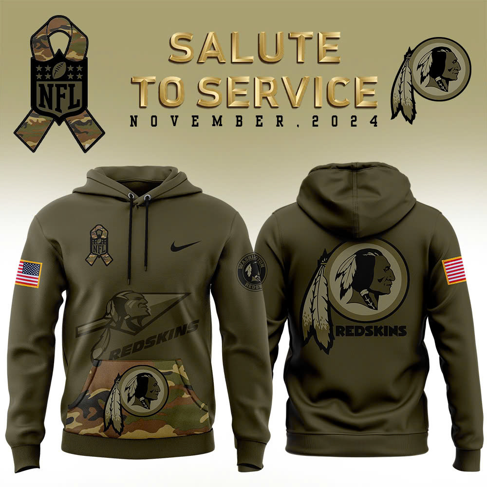 Washington Commanders Camo Salute to Service Club Fleece Pullover Hoodie - Famjoys Washington Commanders Camo Salute to Service Club Fleece Pullover Hoodie - Famjoys