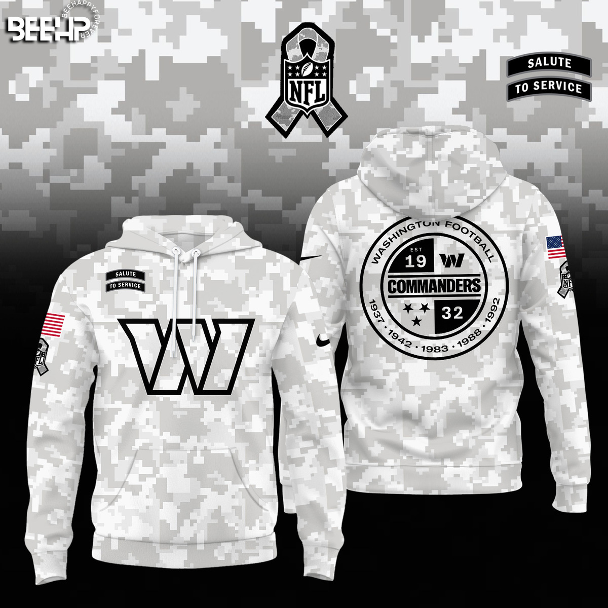 Washington Commanders Camo Salute to Service Combo - Famjoys Washington Commanders Camo Salute to Service Combo - Famjoys