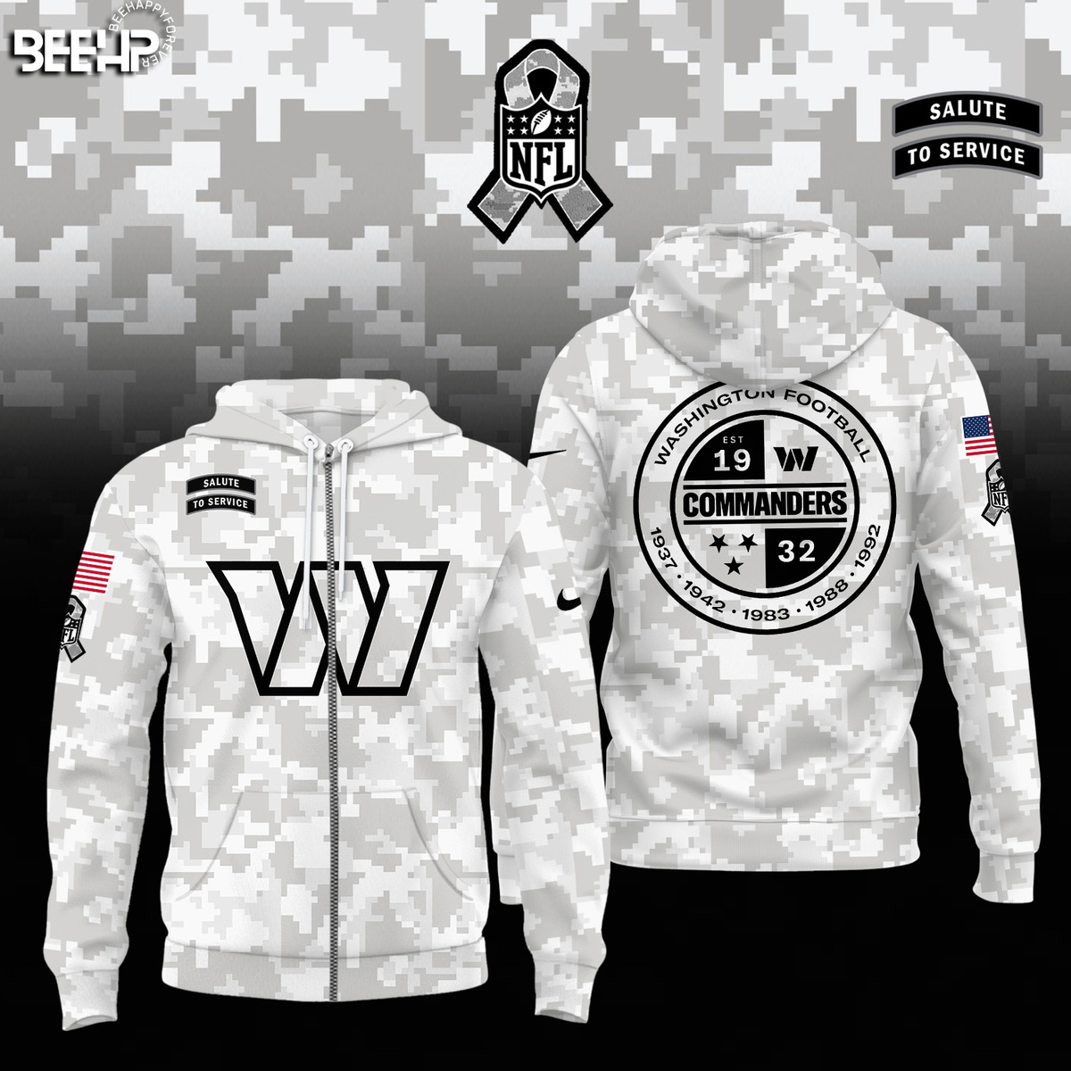 Washington Commanders Camo Salute to Service Combo - Famjoys Washington Commanders Camo Salute to Service Combo - Famjoys