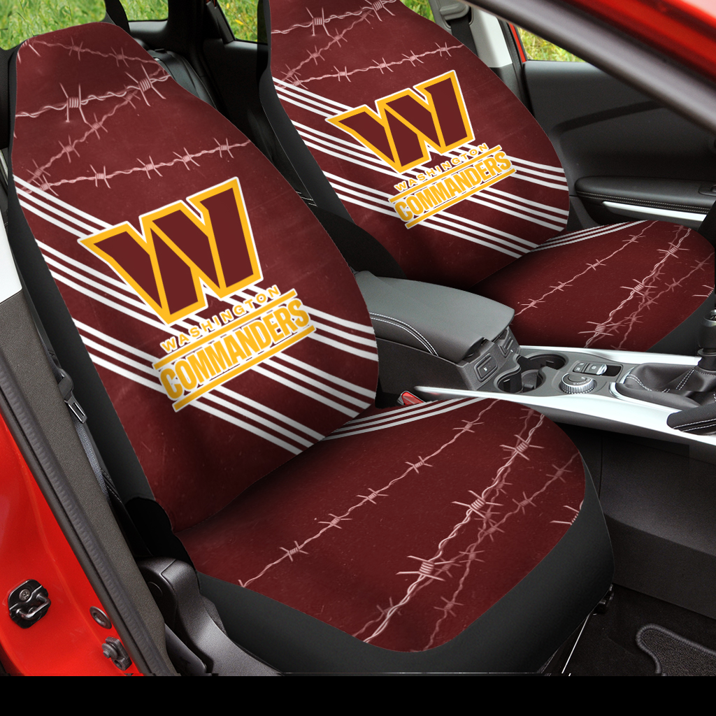 Washington Commanders Car Seat Covers BGCSC726 - Famjoys Washington Commanders Car Seat Covers BGCSC726 - Famjoys
