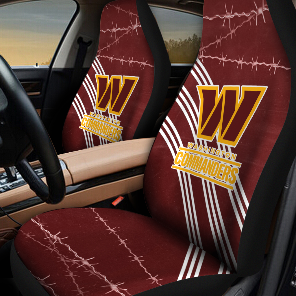 Washington Commanders Car Seat Covers BGCSC726 - Famjoys Washington Commanders Car Seat Covers BGCSC726 - Famjoys