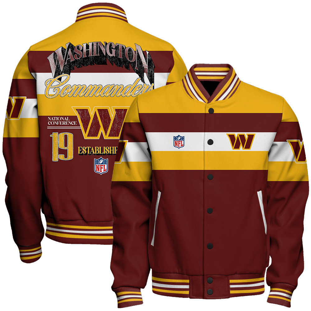 Washington Commanders - Fire Burning Opponents Unisex Varsity Jacket