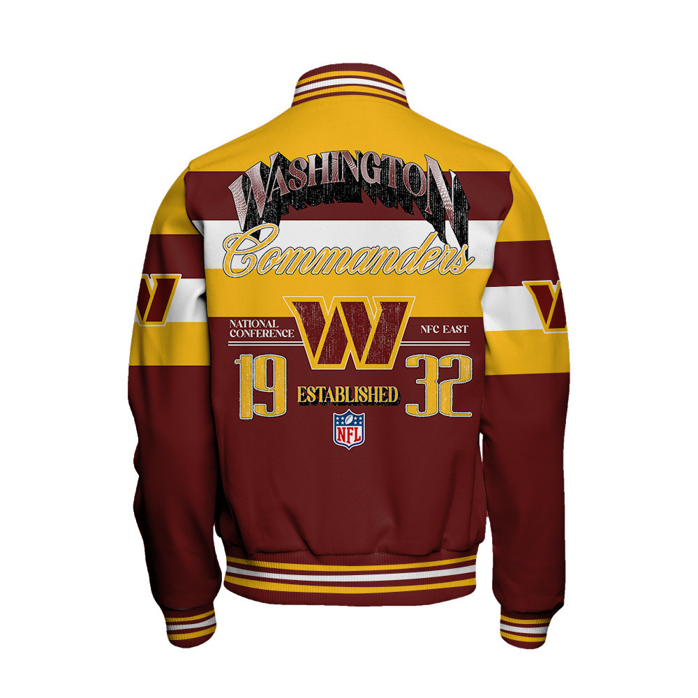 Washington Commanders - Fire Burning Opponents Unisex Varsity Jacket