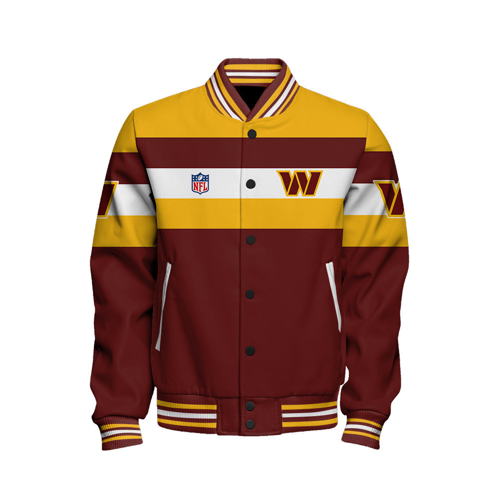 Washington Commanders - Fire Burning Opponents Unisex Varsity Jacket