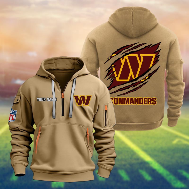 Washington Commanders Heavy Hoodie - Famjoys Washington Commanders Heavy Hoodie - Famjoys