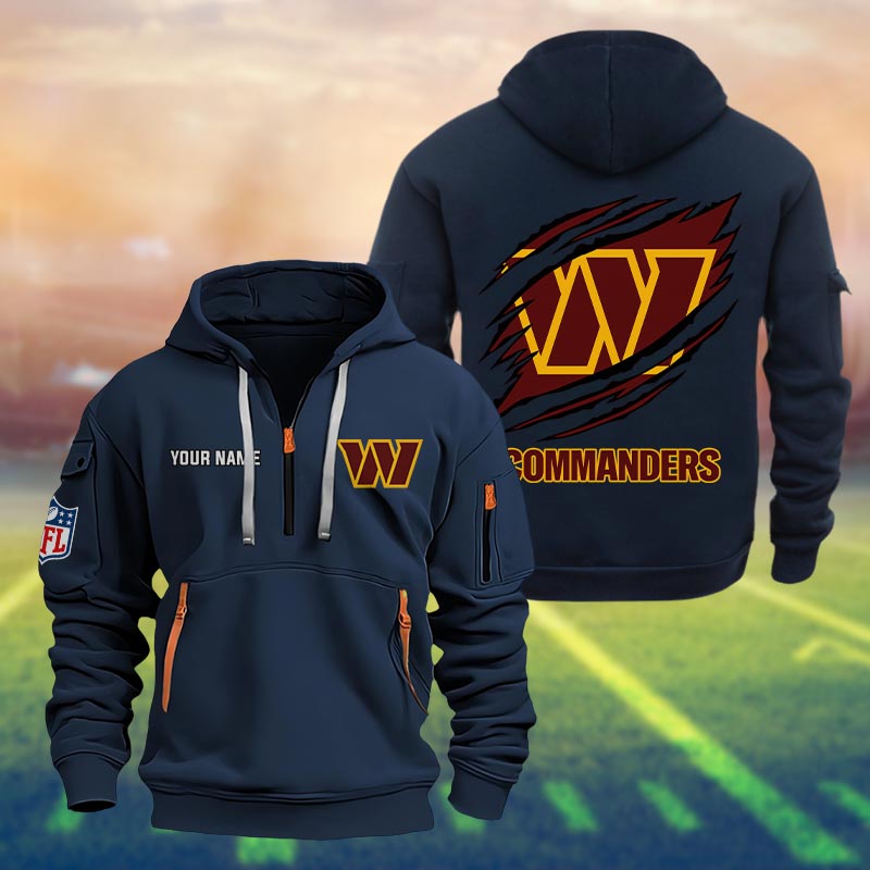 Washington Commanders Heavy Hoodie - Famjoys Washington Commanders Heavy Hoodie - Famjoys