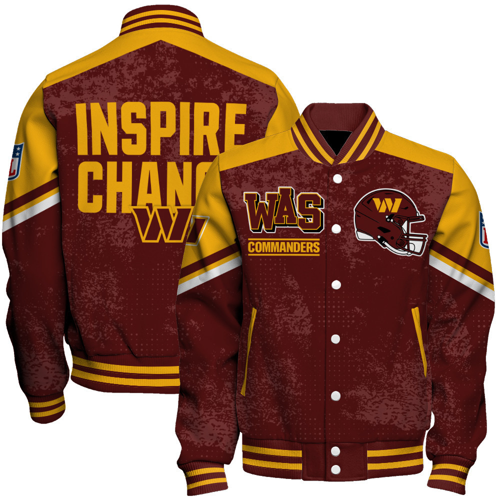 Washington Commanders - Immortal Style Unisex Varsity Jacket - Famjoys Washington Commanders - Immortal Style Unisex Varsity Jacket - Famjoys