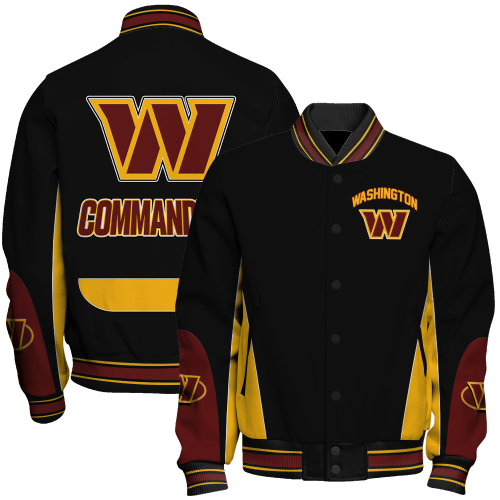Washington Commanders - In Sync With The Home Team Unisex Varsity Jacket