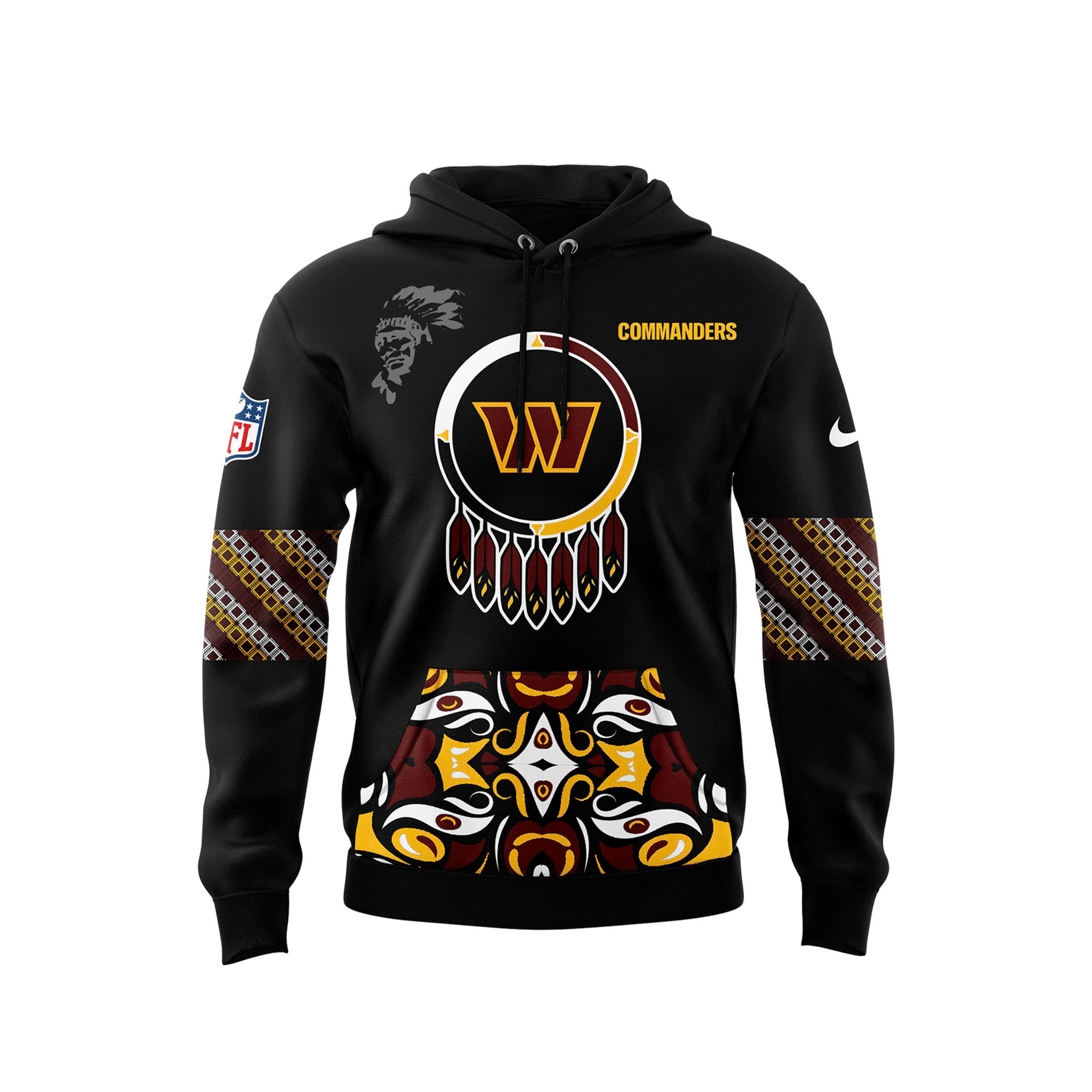 Washington Commanders Native American Heritage Month Premium Pullover Hoodie - Famjoys Washington Commanders Native American Heritage Month Premium Pullover Hoodie - Famjoys