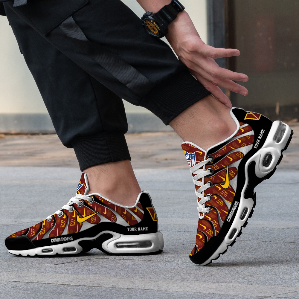 Washington Commanders-Pattern Swoosh Personalized H56 Shoes-SP16112332ID02DS08 - Famjoys Washington Commanders-Pattern Swoosh Personalized H56 Shoes-SP16112332ID02DS08 - Famjoys