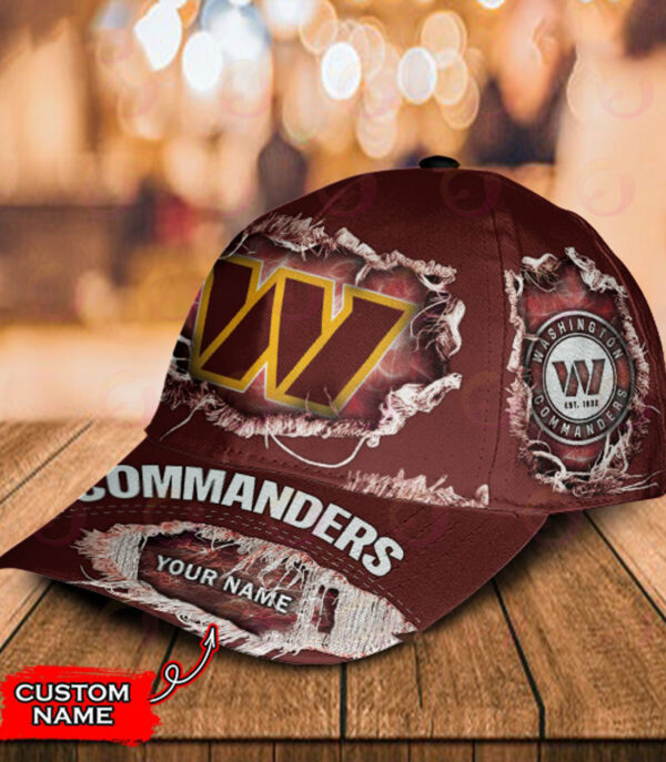 Washington Commanders- Personalized Classic Cap-V2 - Famjoys Washington Commanders- Personalized Classic Cap-V2 - Famjoys