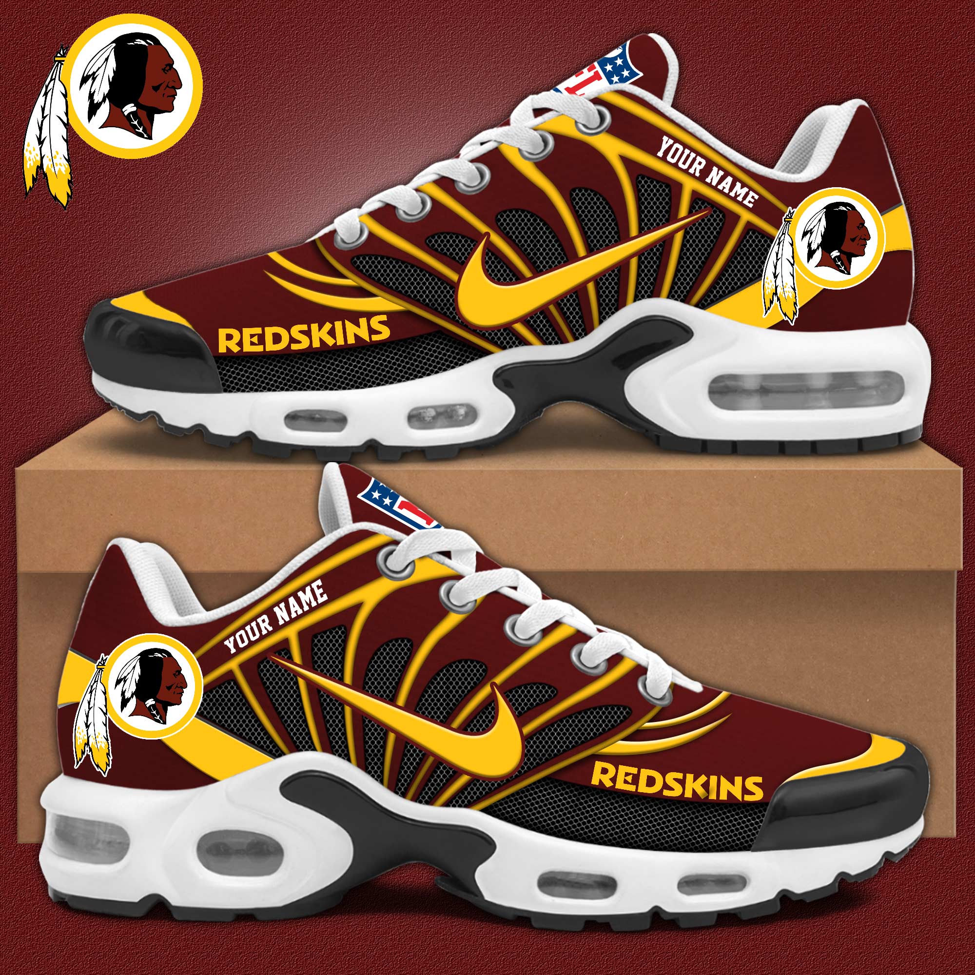 Washington Commanders Personalized Shoes - Famjoys Washington Commanders Personalized Shoes - Famjoys