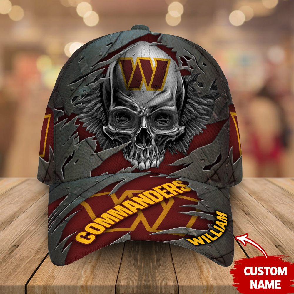 Washington Commanders-Personalized Skull Cap V2-SPCAPA0109032 - Famjoys Washington Commanders-Personalized Skull Cap V2-SPCAPA0109032 - Famjoys