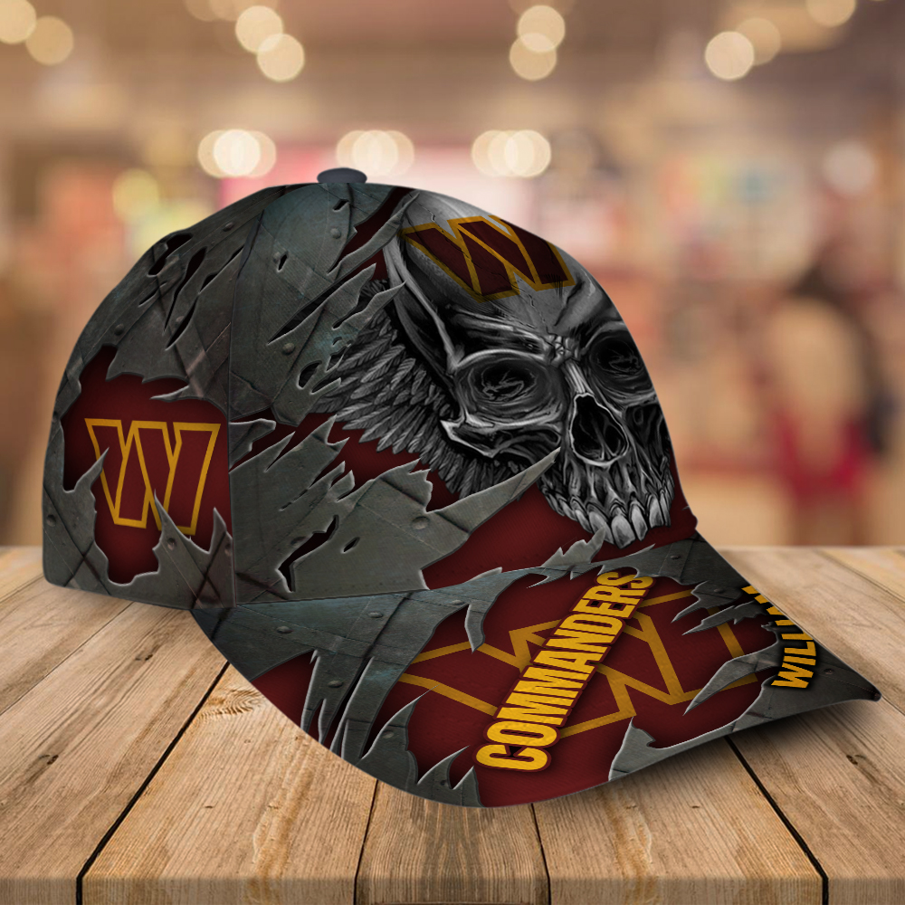 Washington Commanders-Personalized Skull Cap V2-SPCAPA0109032 - Famjoys Washington Commanders-Personalized Skull Cap V2-SPCAPA0109032 - Famjoys