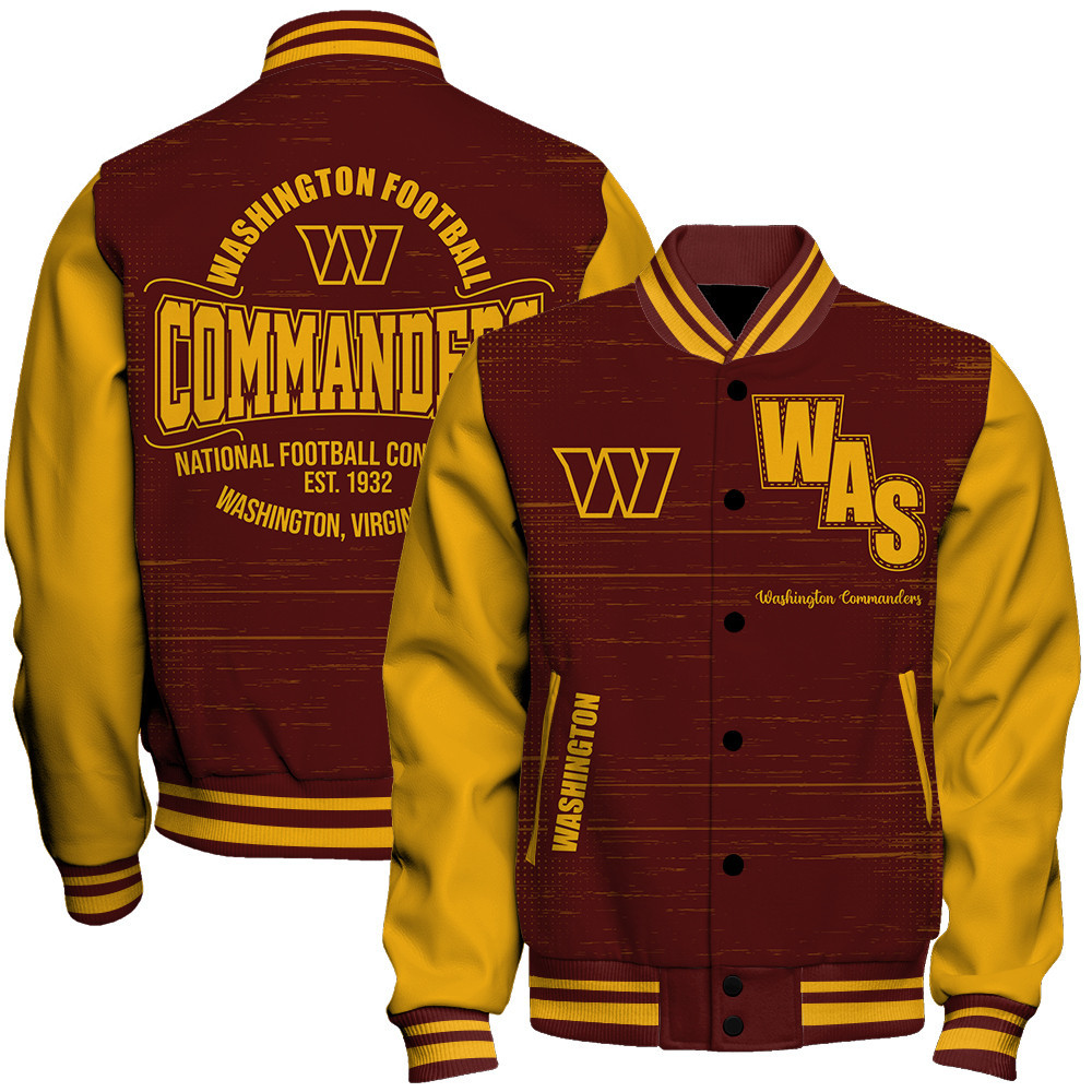 Washington Commanders - Proud Of The Shirt Unisex Varsity Jacket - Famjoys Washington Commanders - Proud Of The Shirt Unisex Varsity Jacket - Famjoys