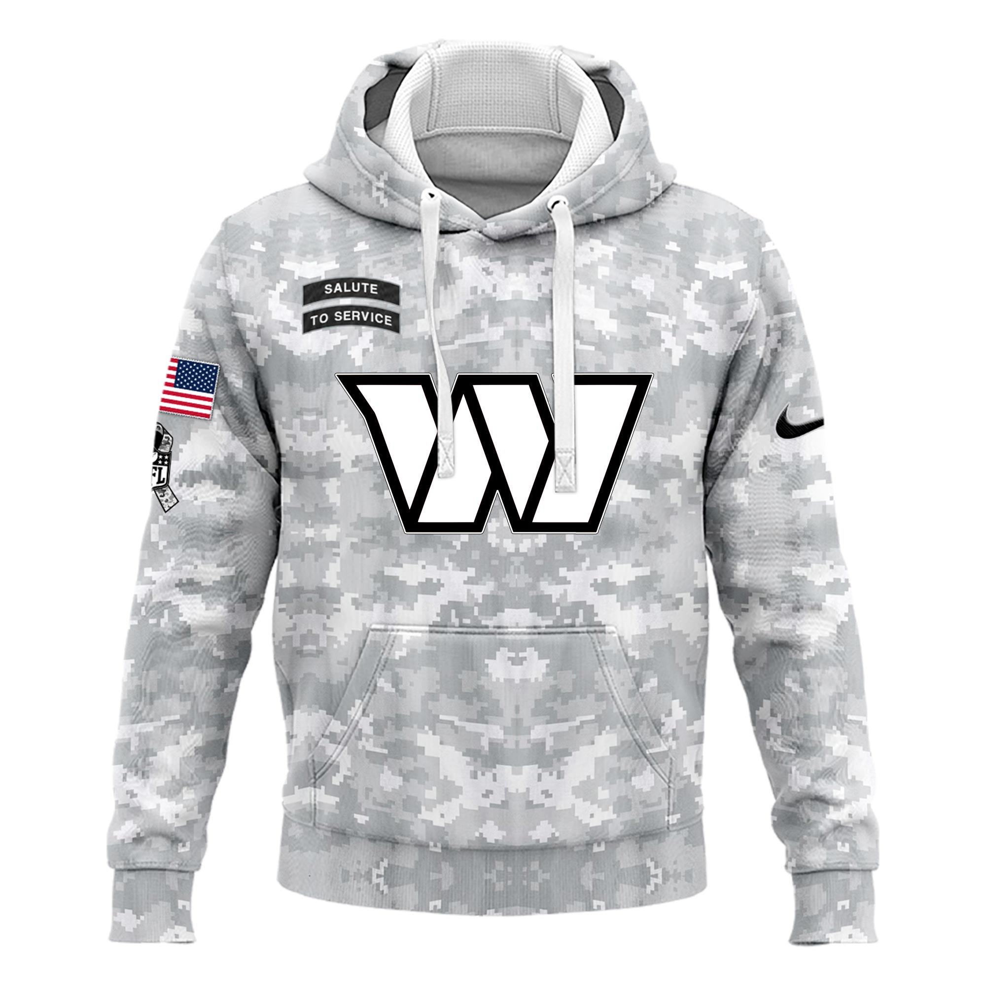 Washington Commanders Salute to Service Club Camo Hoodie #3 - Famjoys Washington Commanders Salute to Service Club Camo Hoodie #3 - Famjoys