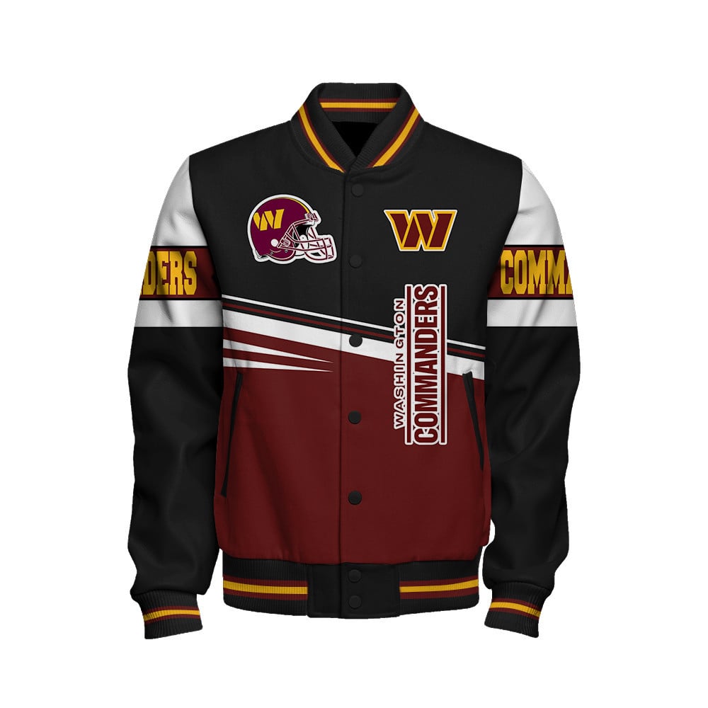 Washington Commanders - Second Family Unisex Varsity Jacket - Famjoys Washington Commanders - Second Family Unisex Varsity Jacket - Famjoys