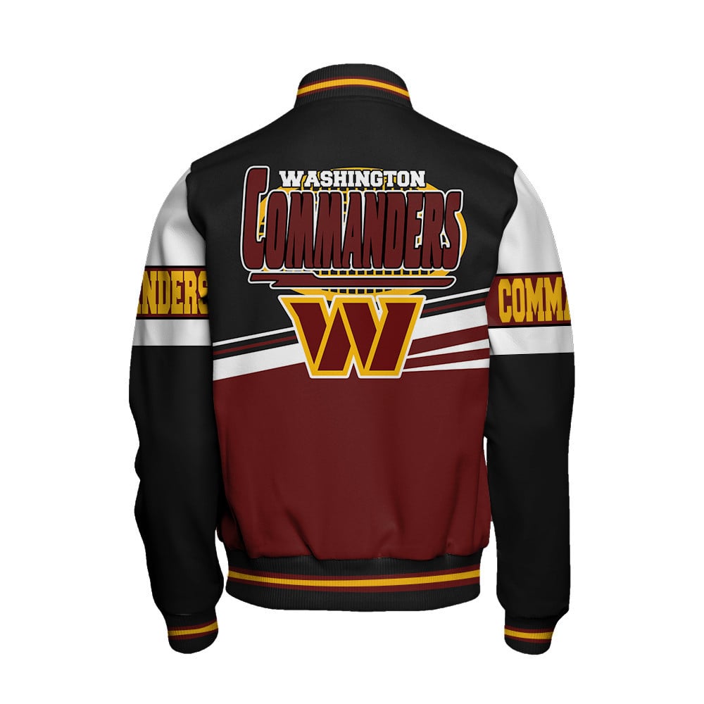 Washington Commanders - Second Family Unisex Varsity Jacket - Famjoys Washington Commanders - Second Family Unisex Varsity Jacket - Famjoys