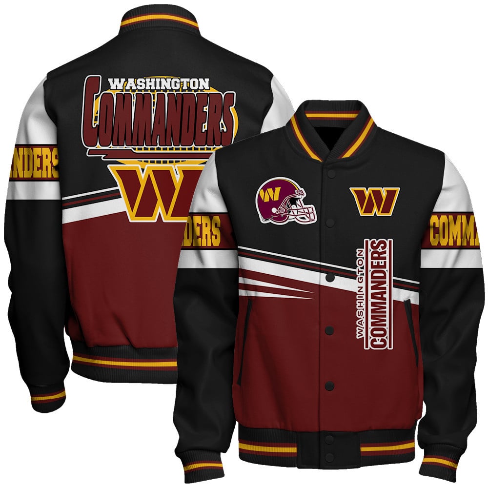 Washington Commanders - Second Family Unisex Varsity Jacket - Famjoys Washington Commanders - Second Family Unisex Varsity Jacket - Famjoys