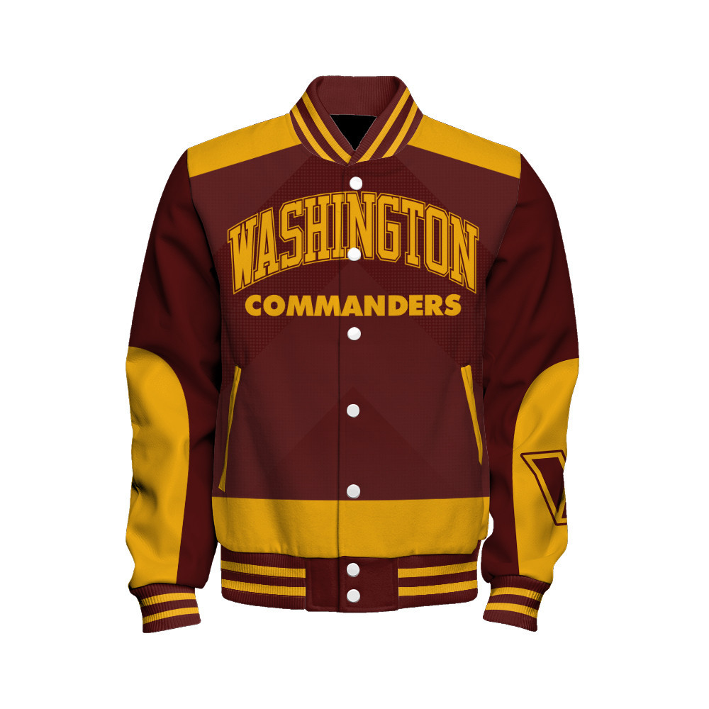 Washington Commanders - Stay Ahead Of The Trend Unisex Varsity Jacket - Famjoys Washington Commanders - Stay Ahead Of The Trend Unisex Varsity Jacket - Famjoys