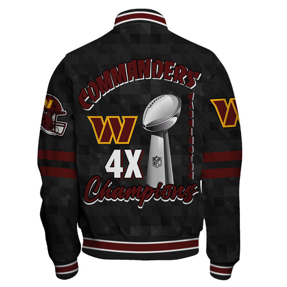Washington Commanders Super Bowl LIX A New Pinnacle Varsity Jacket - Famjoys Washington Commanders Super Bowl LIX A New Pinnacle Varsity Jacket - Famjoys