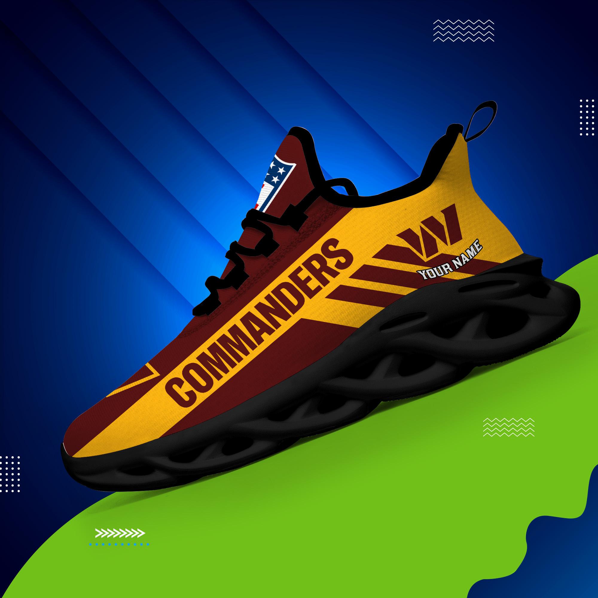 Washington Football Custom Name Max Soul Shoes - Famjoys Washington Football Custom Name Max Soul Shoes - Famjoys