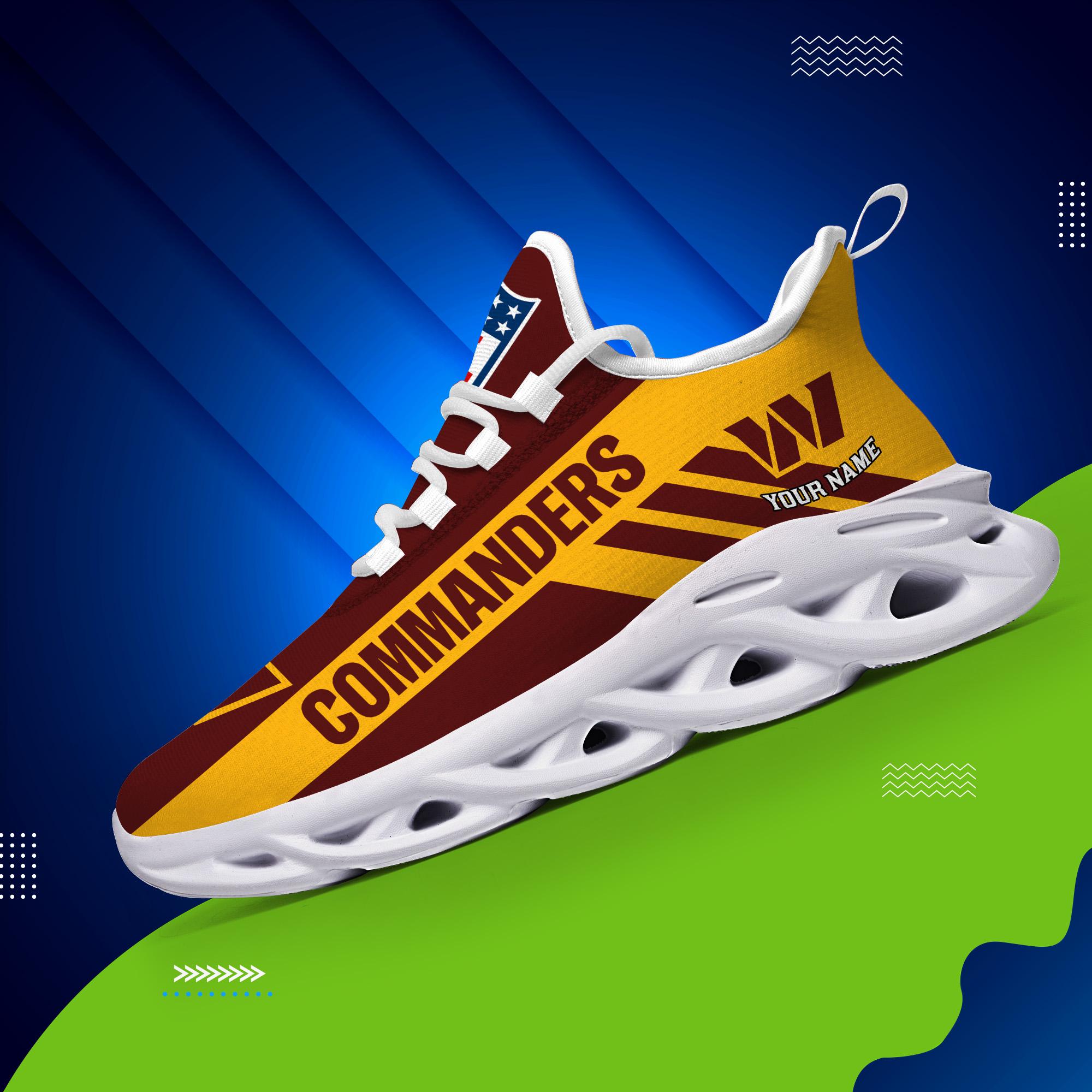 Washington Football Custom Name Max Soul Shoes - Famjoys Washington Football Custom Name Max Soul Shoes - Famjoys