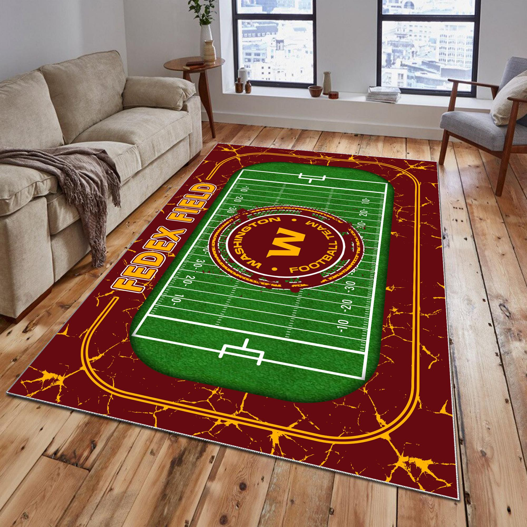 Washington Football Team Area Rug 542 - Famjoys Washington Football Team Area Rug 542 - Famjoys