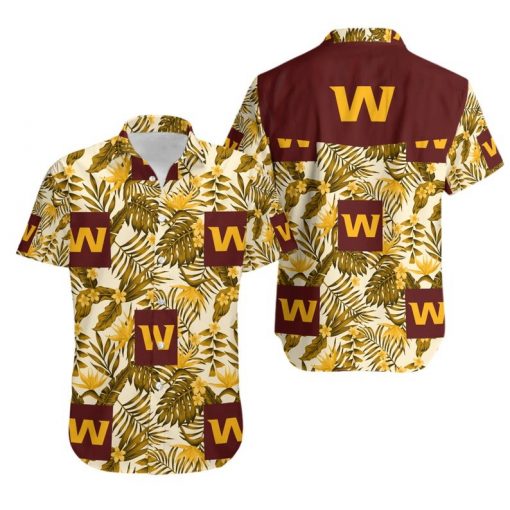 WASHINGTON hawaiian shirt Tropical leaves 03 - Famjoys WASHINGTON hawaiian shirt Tropical leaves 03 - Famjoys