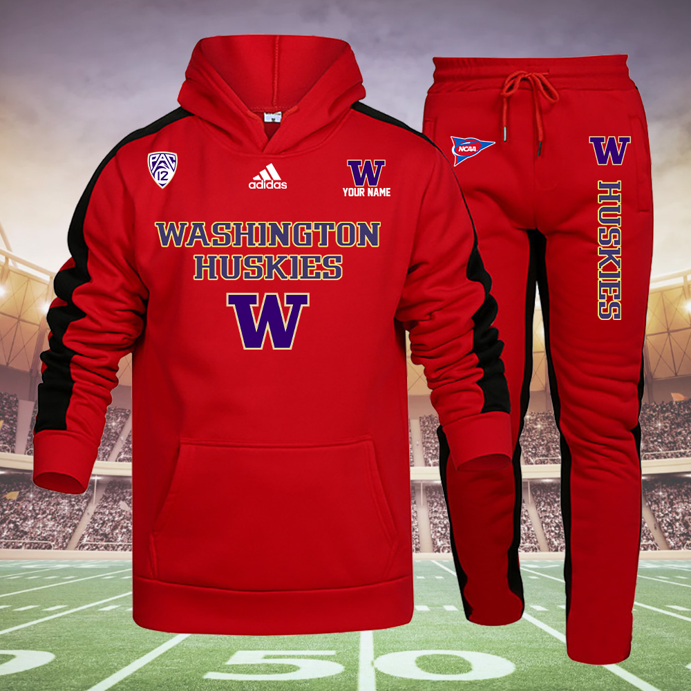 Washington Huskies Hoodie Set - Famjoys Washington Huskies Hoodie Set - Famjoys