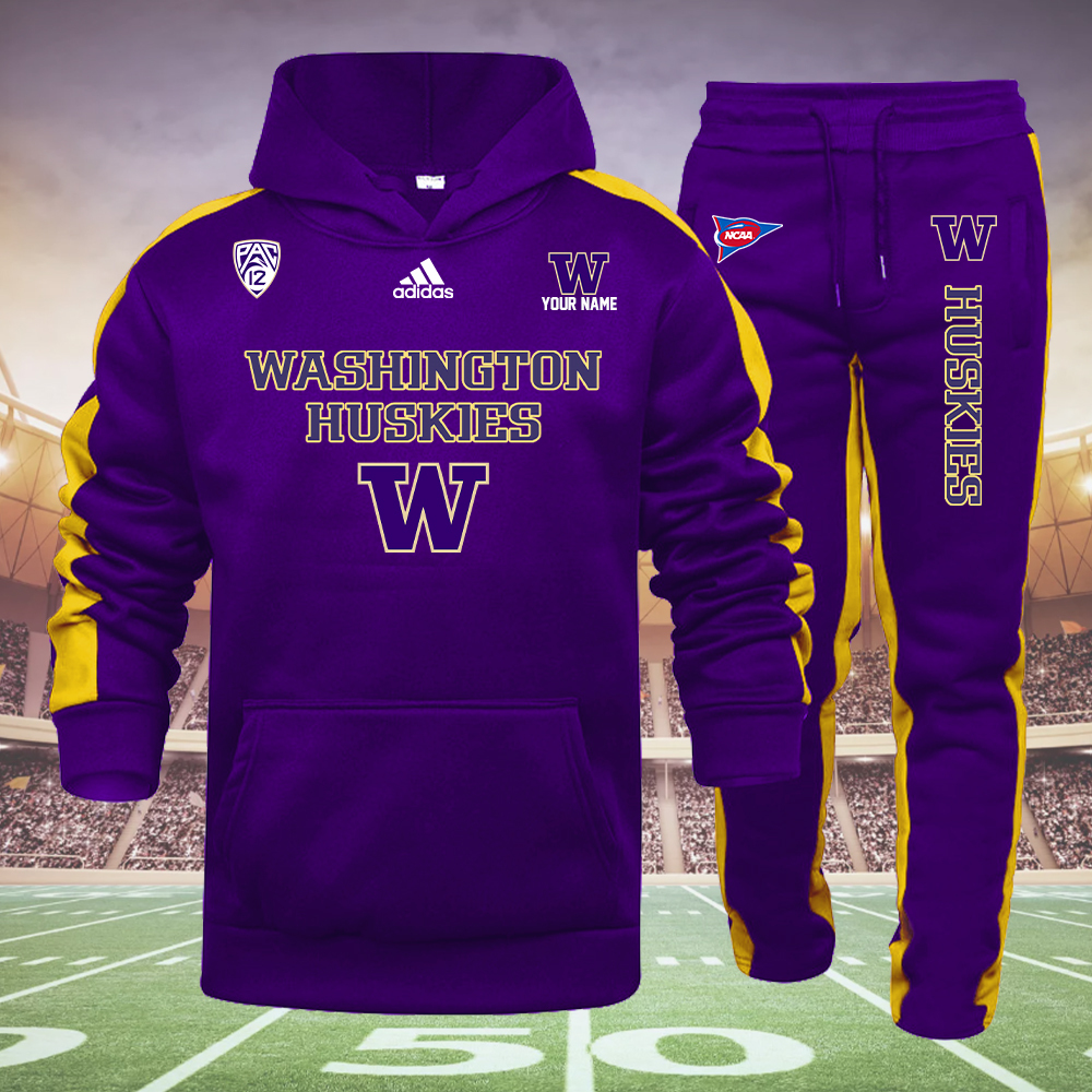 Washington Huskies Hoodie Set - Famjoys Washington Huskies Hoodie Set - Famjoys