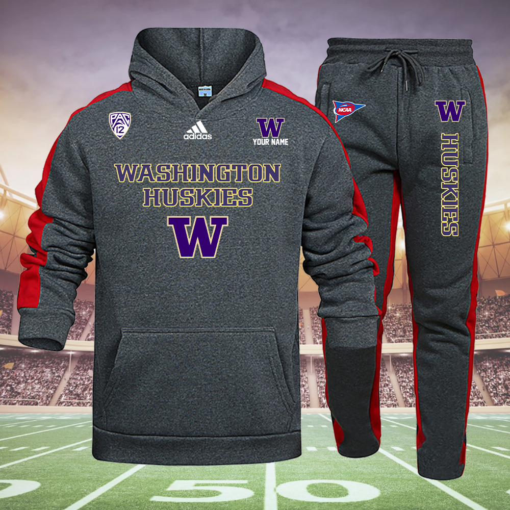 Washington Huskies Hoodie Set - Famjoys Washington Huskies Hoodie Set - Famjoys